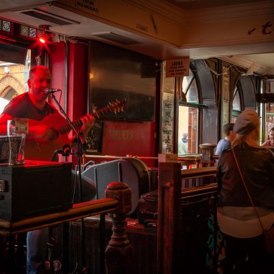 Live music performance at The Quay Bar